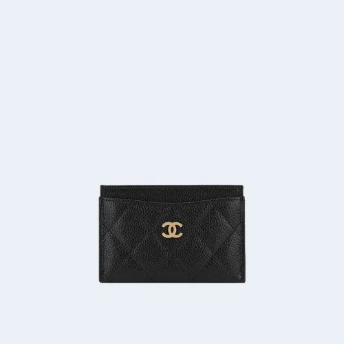 클래식 카드 홀더 블랙 골드