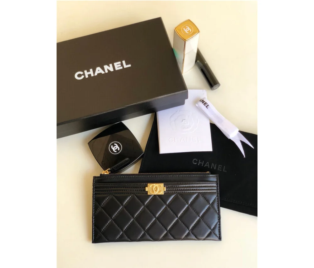 보이 지퍼 파우치 월릿 상세