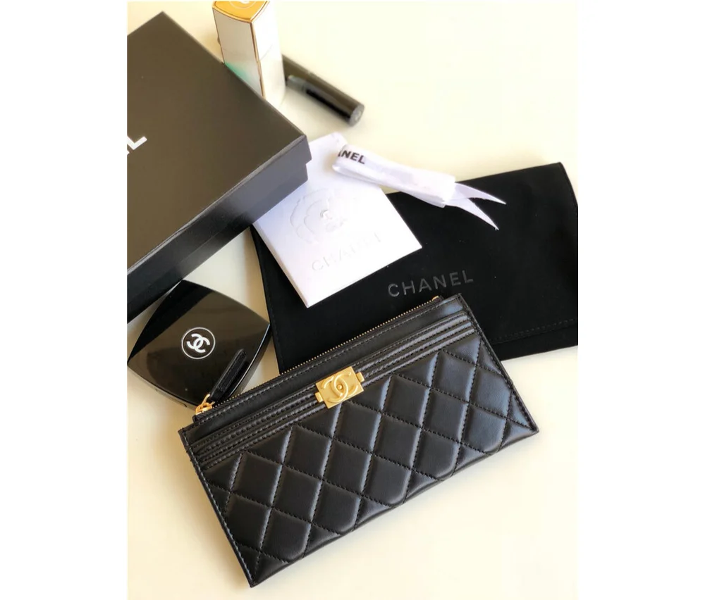 보이 지퍼 파우치 월릿 상세