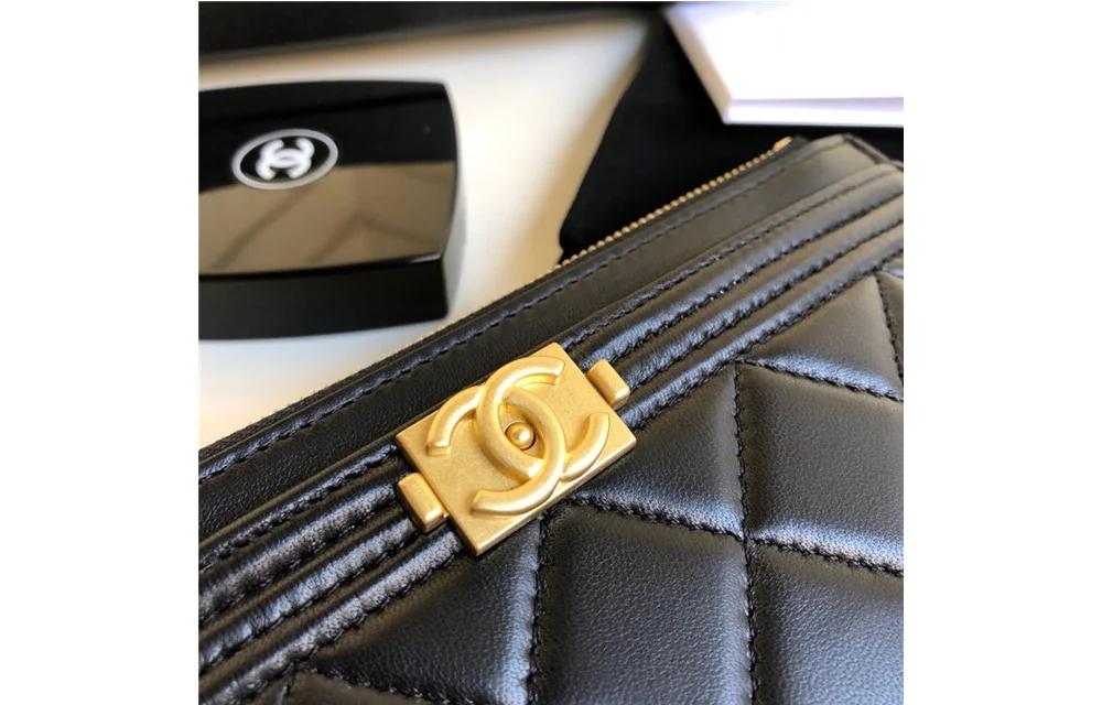 보이 지퍼 파우치 월릿 상세