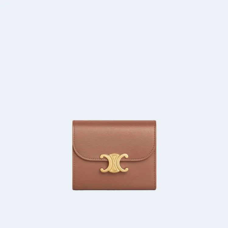 스몰 트리옹프 지갑 브라운 상세