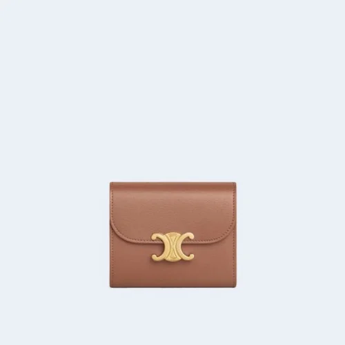 스몰 트리옹프 지갑 브라운