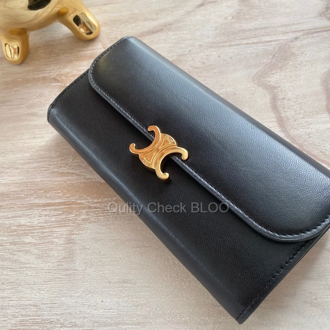 라지 플랩 장지갑 블랙 상세