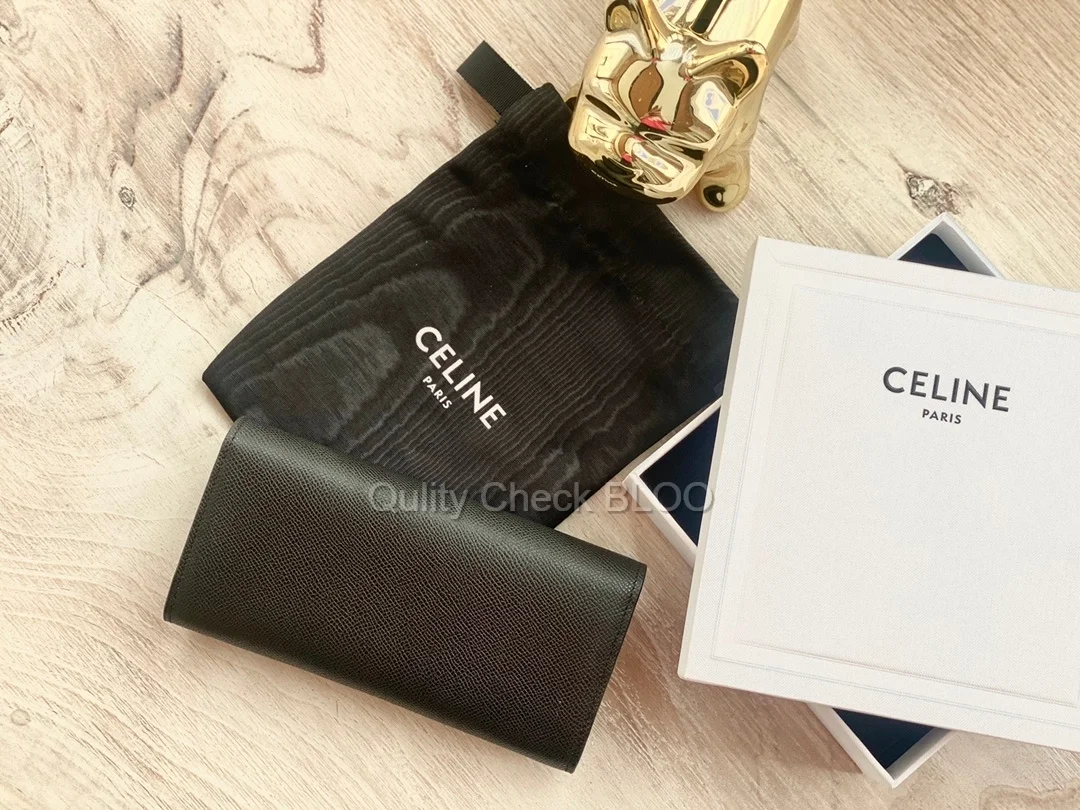 플랩 장지갑 블랙 상세