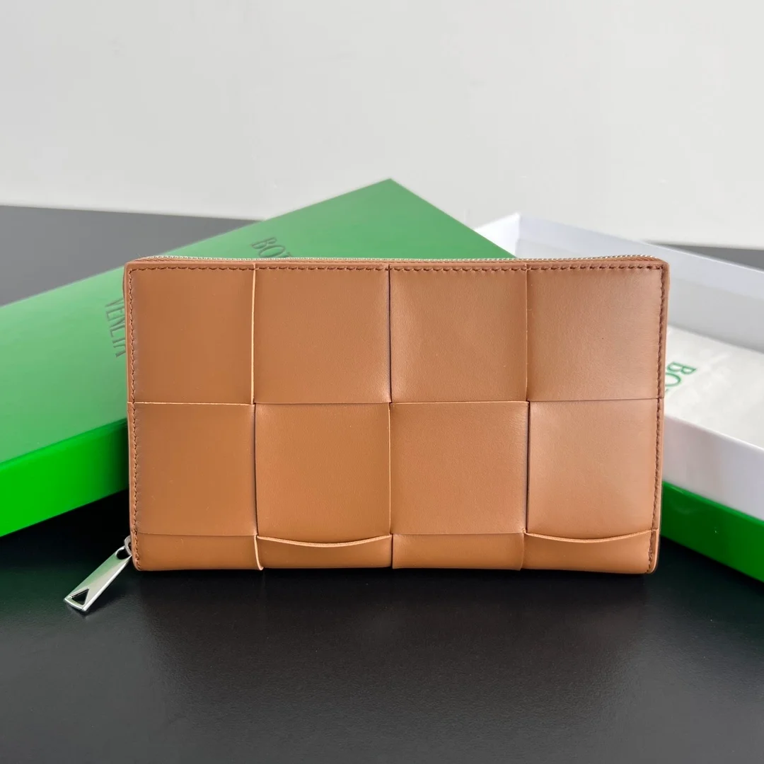 카세트 집 어라운드 지갑 카멜 상세