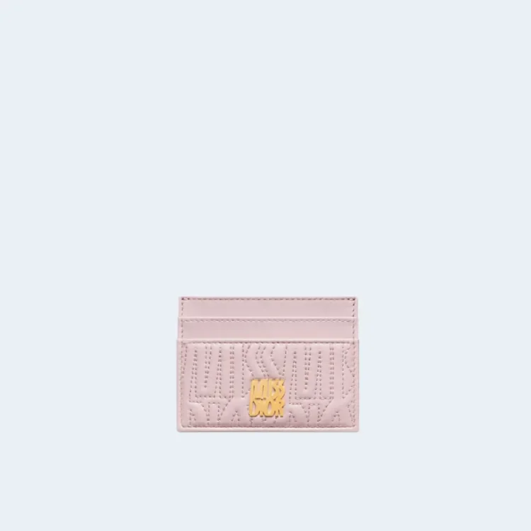 카드 지갑 페일핑크 상세