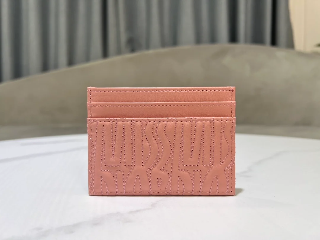 카드 지갑 페일핑크 상세