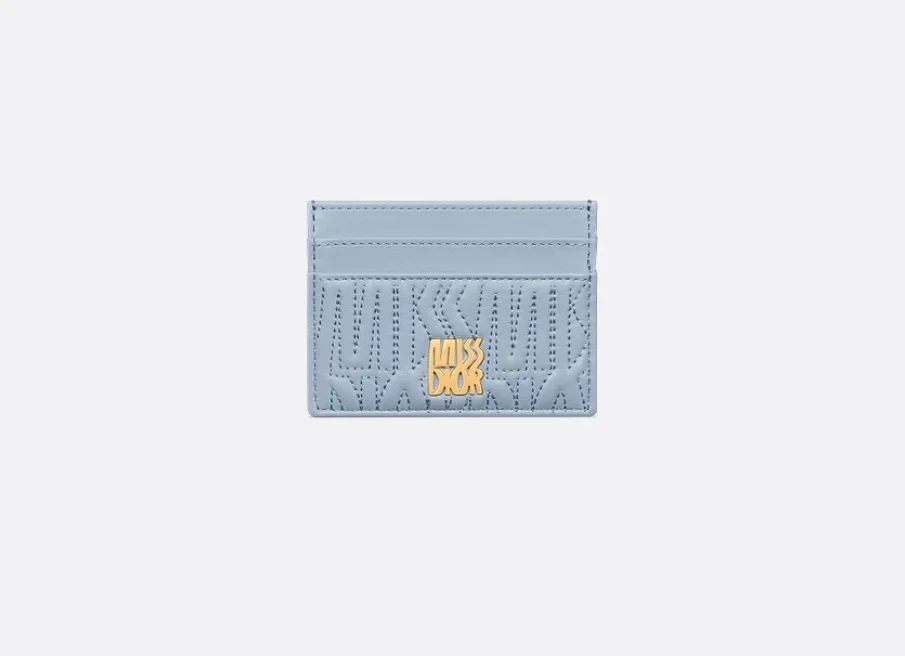 카드 지갑 페일블루 상세