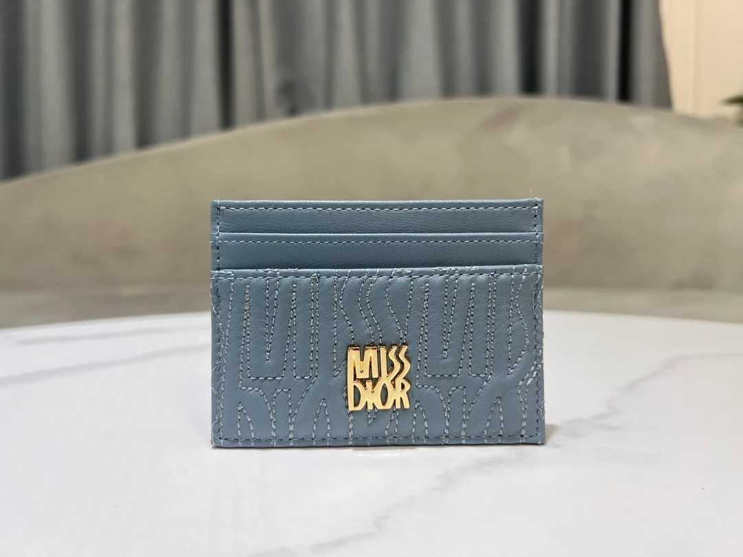 카드 지갑 페일블루 상세