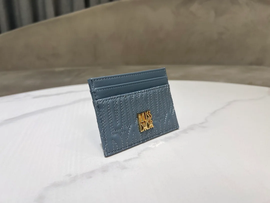 카드 지갑 페일블루 상세