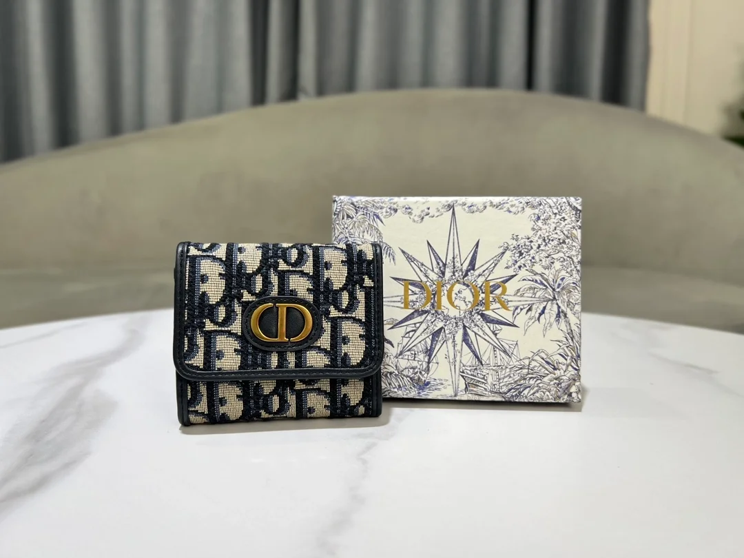 30 몽테인 오블리크 자카드 로터스 지갑 상세