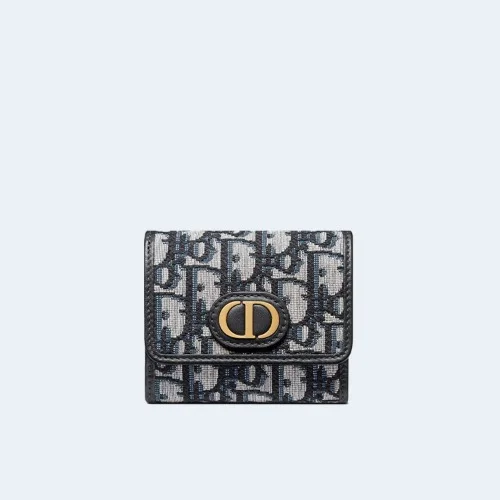 30 몽테인 오블리크 자카드 로터스 지갑