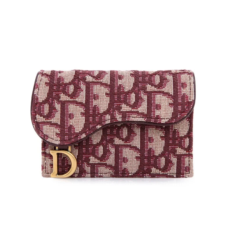 오블리크 플랩 미니 카드지갑 레드 상세