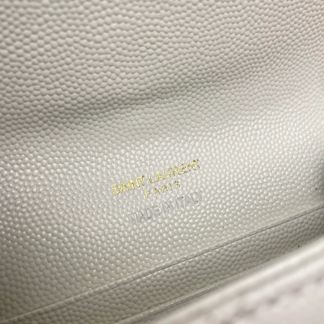 엔벨로프 스몰 지갑 화이트 골드 상세