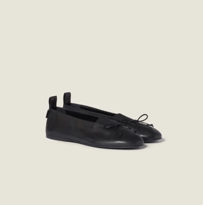 엘랑 나파 가죽 발레리나 슈즈 5F552E