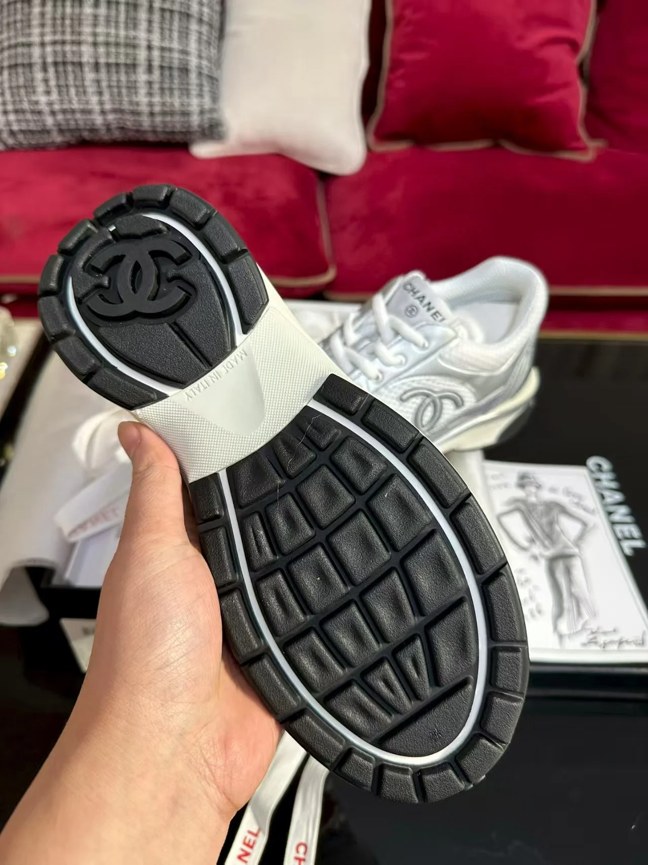 크루즈 테니스 스니커즈 화이트 상세