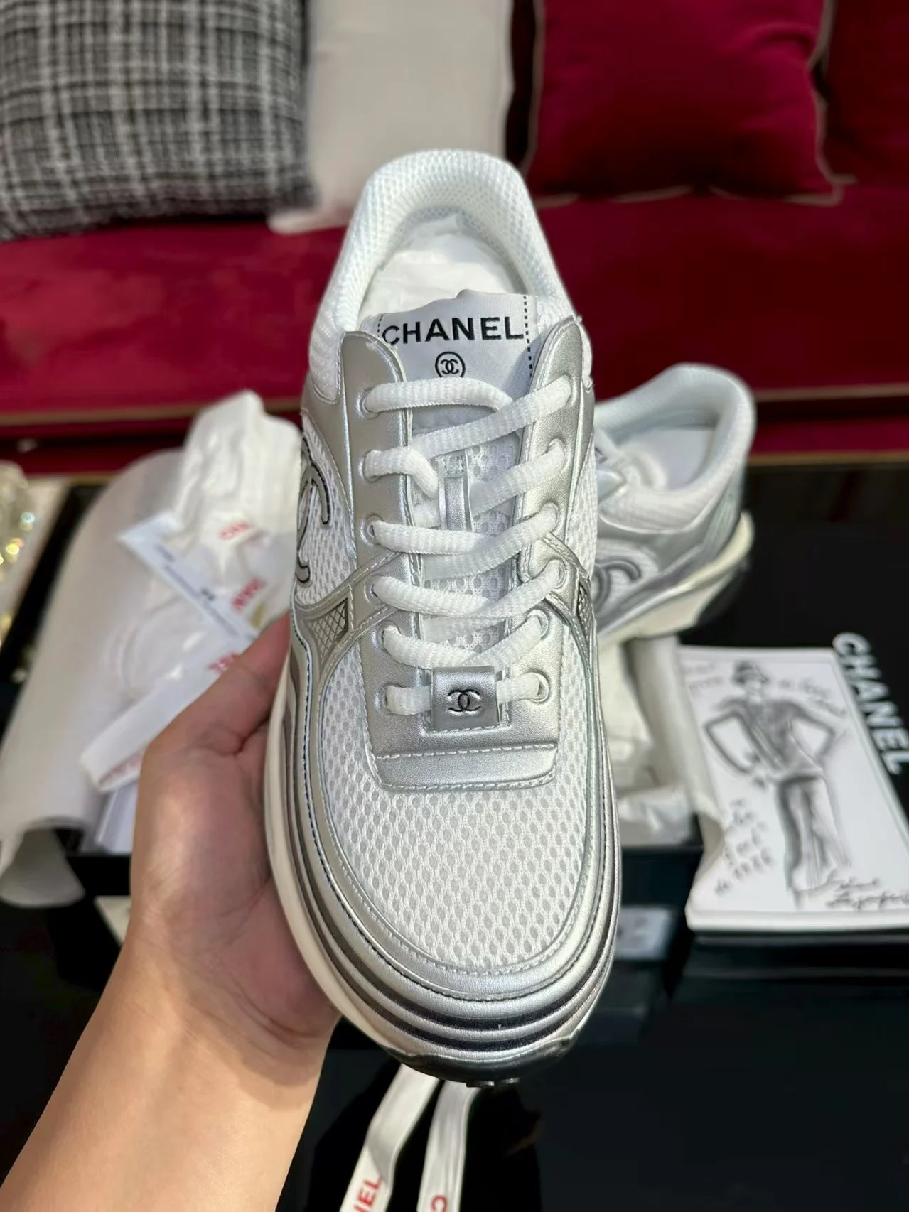 크루즈 테니스 스니커즈 화이트 상세