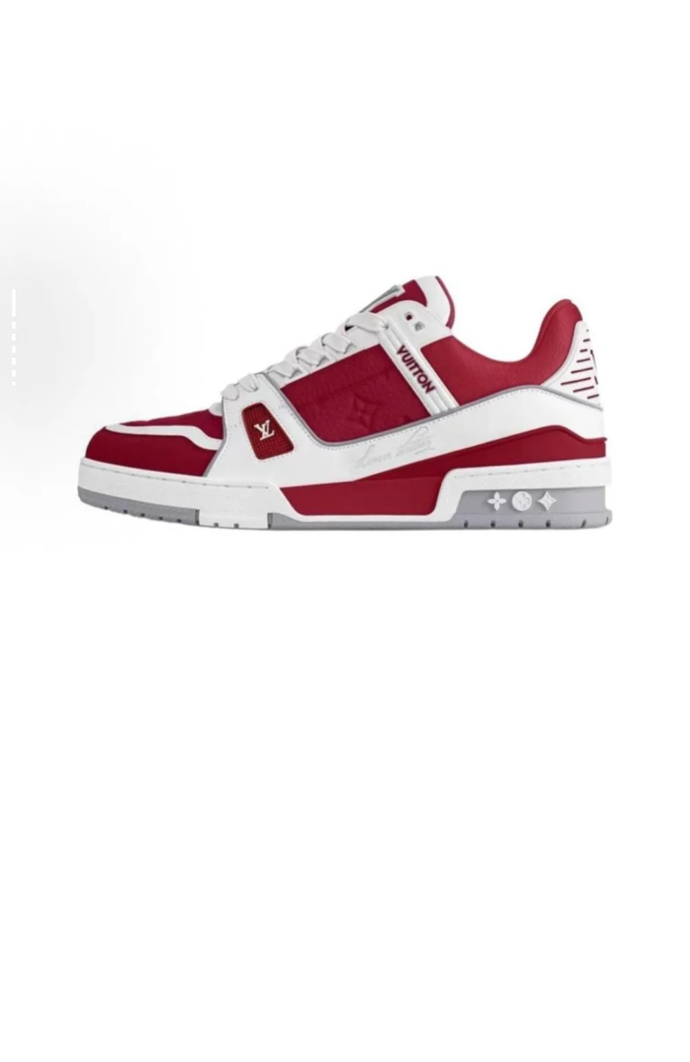 트레이너 스니커즈 레드 상세