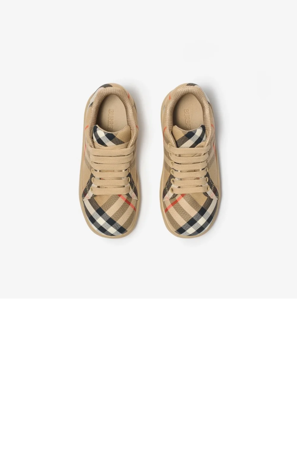 체크 스니커즈 상세