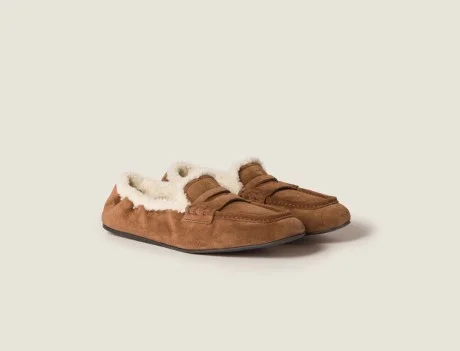 루슈 스웨이드 로퍼