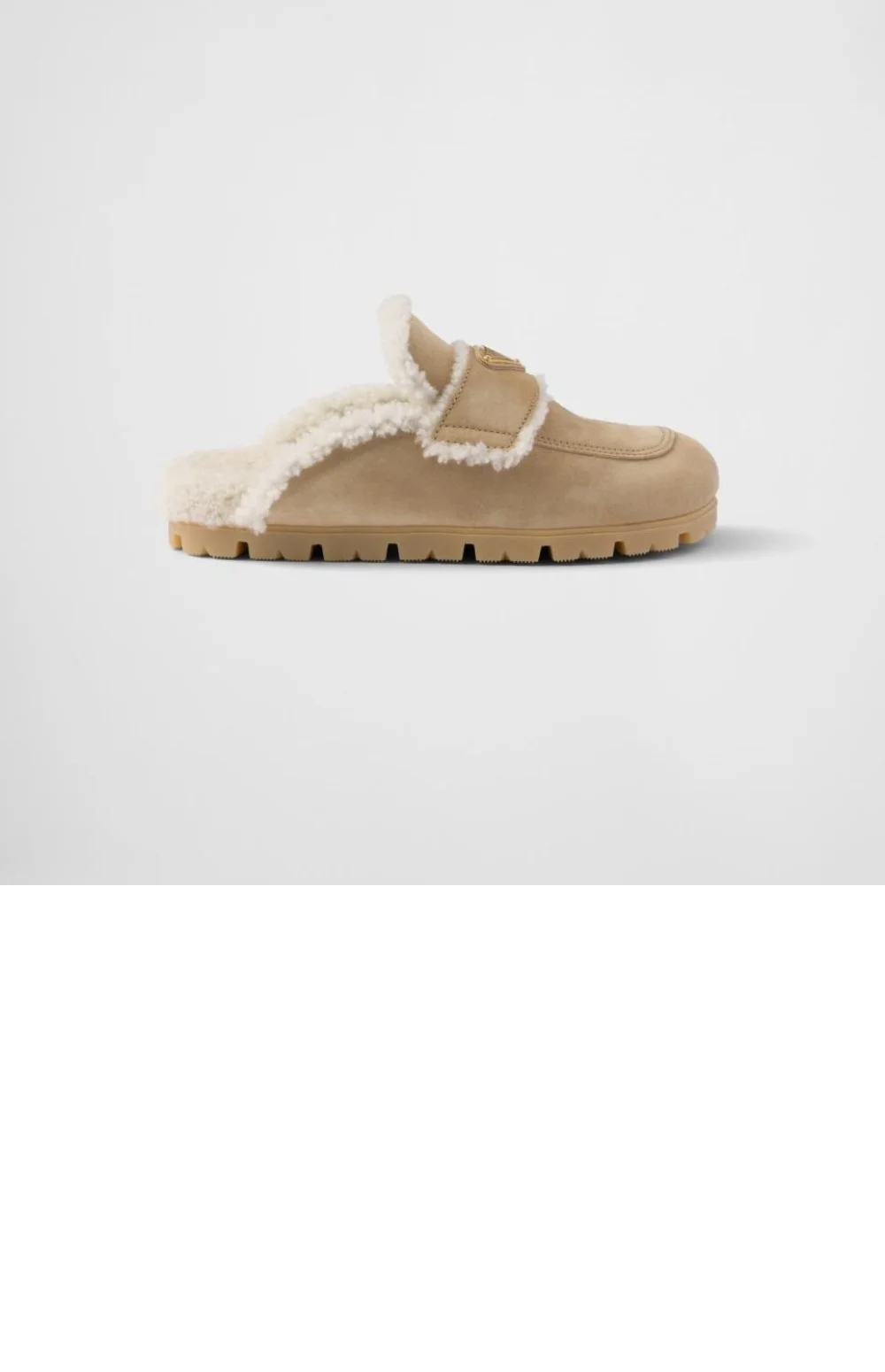 스웨이드 및 시어링 슬리퍼 상세