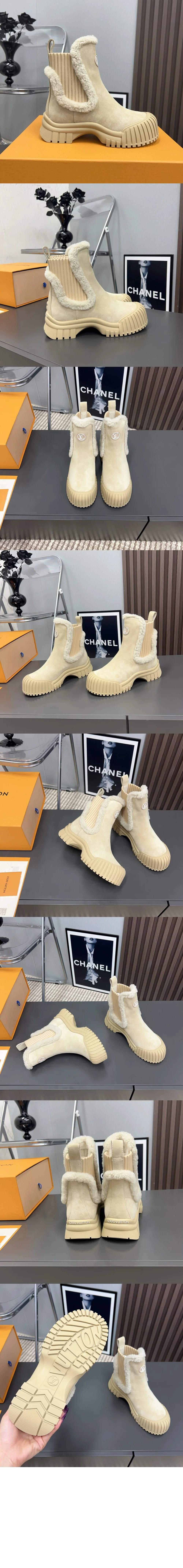 플랫 앵클부츠 상세