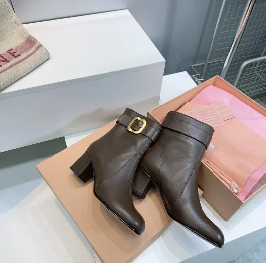 2025 가을/겨울 신상 통굽 앵클부츠(5color)