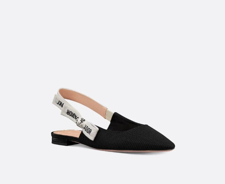 슬링백 토 키튼 힐 플랫