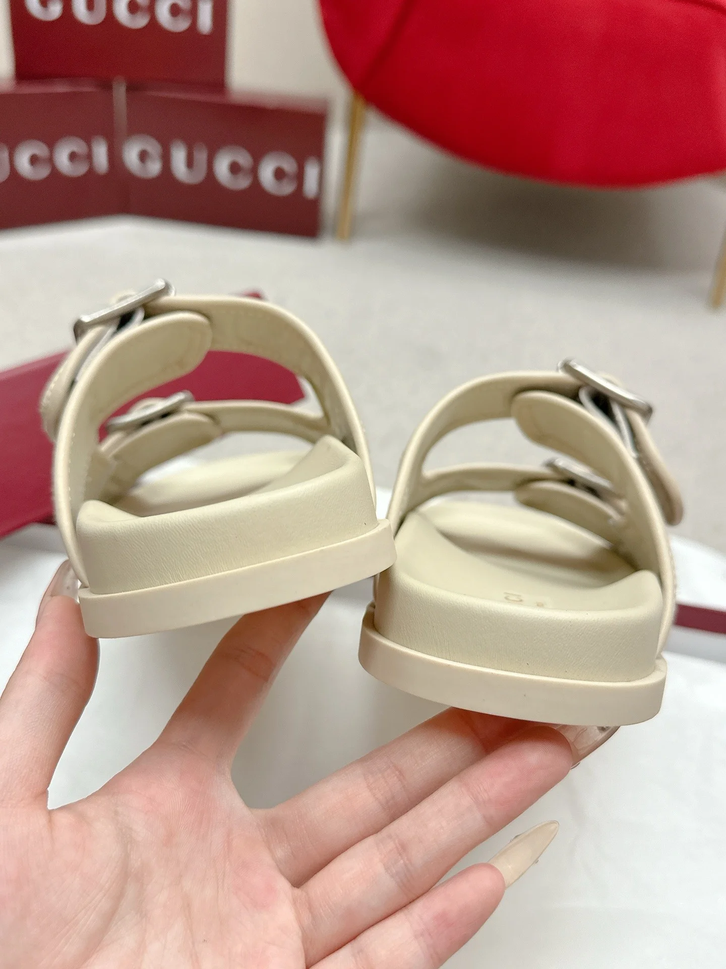 25 GG 클래식 올드 캔버스 비치 샌들(3color) 상세