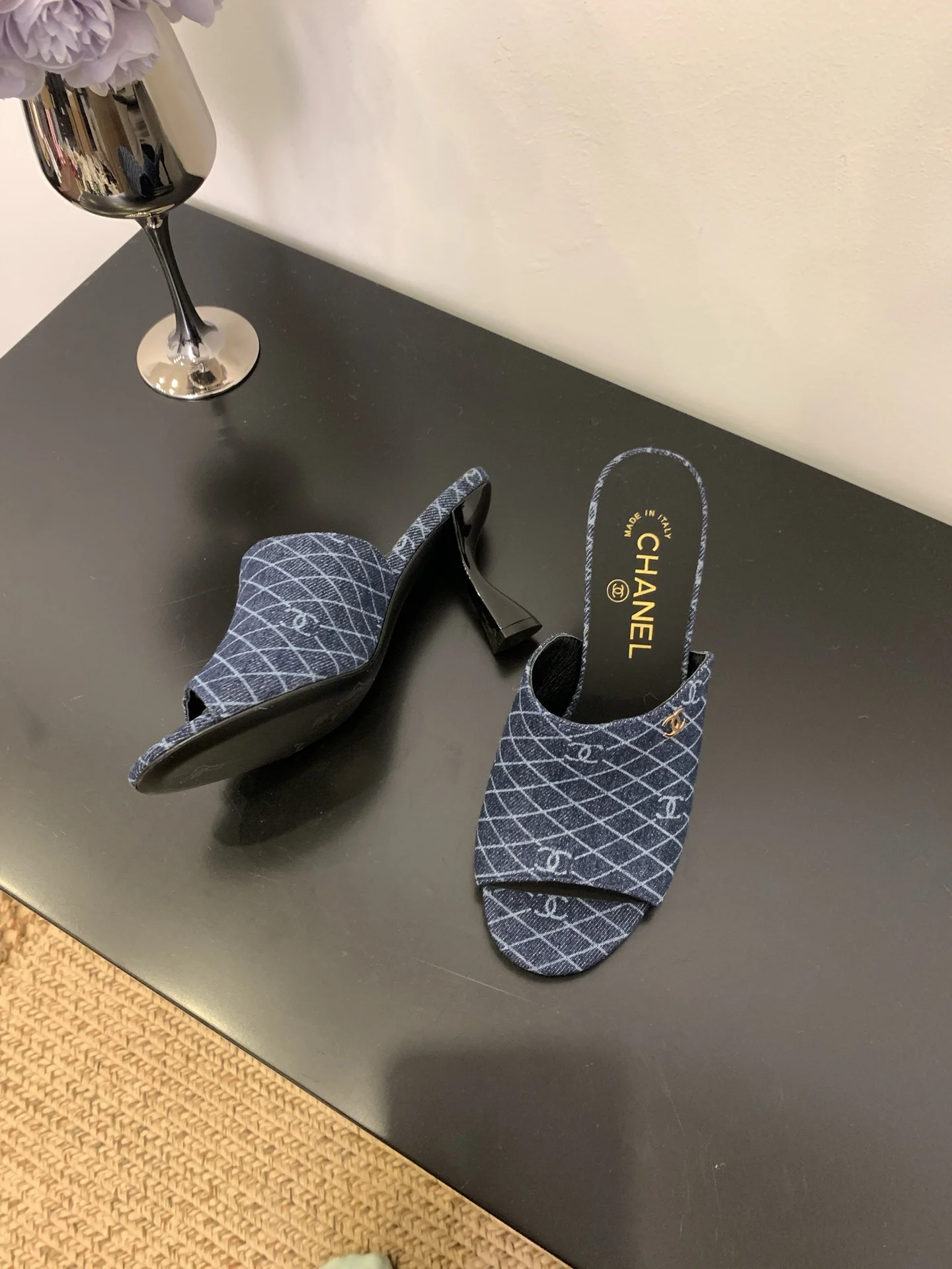 25 신상 일자 와인잔굽 슬리퍼(7color) 상세