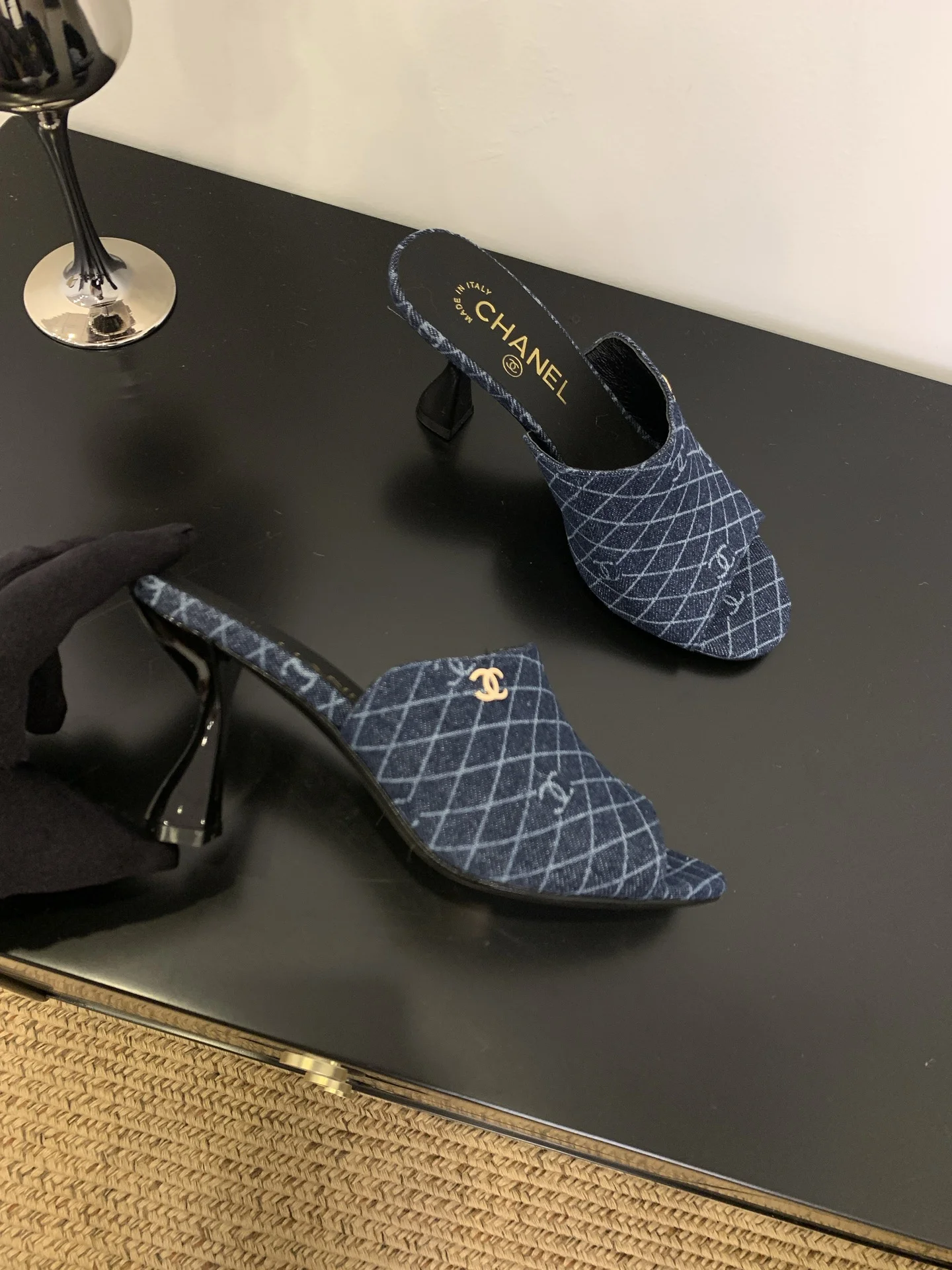 25 신상 일자 와인잔굽 슬리퍼(7color) 상세