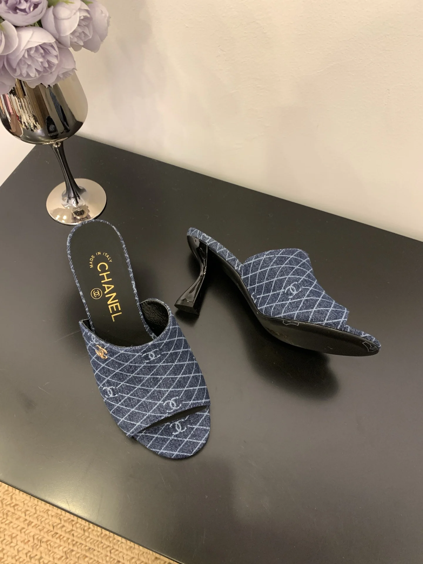 25 신상 일자 와인잔굽 슬리퍼(7color) 상세