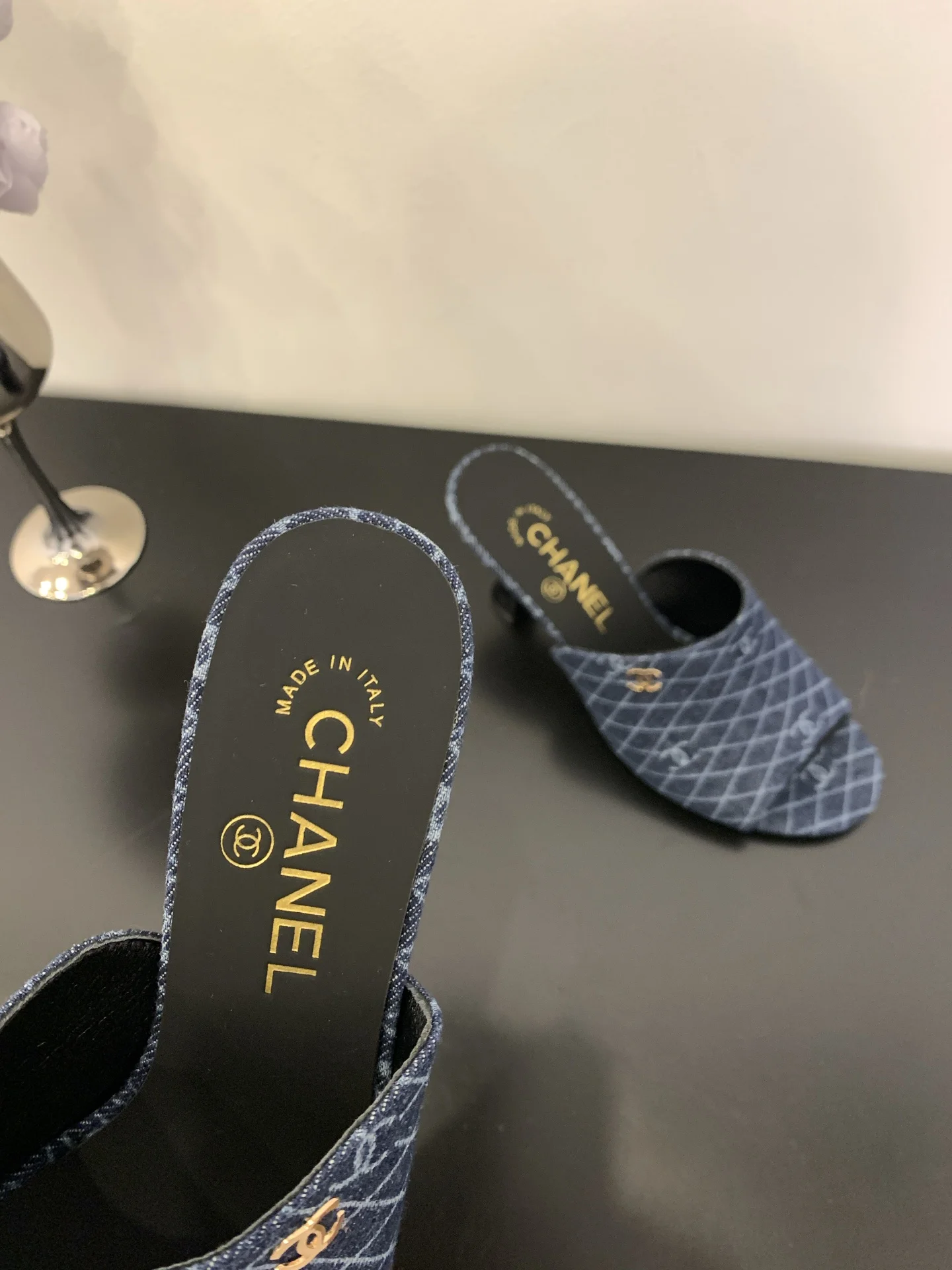 25 신상 일자 와인잔굽 슬리퍼(7color) 상세