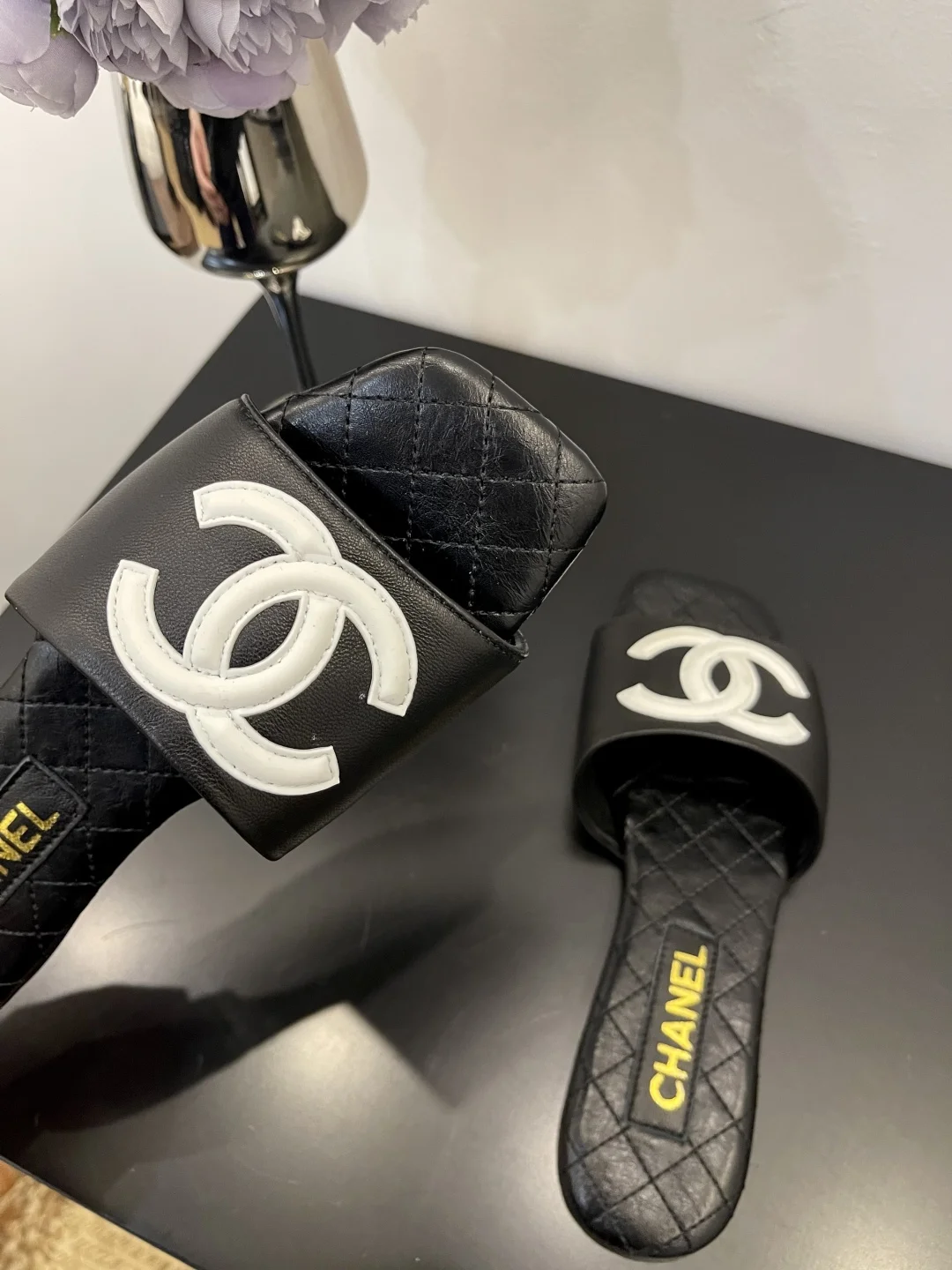 25 일자 플랫 슬리퍼(3color) 상세