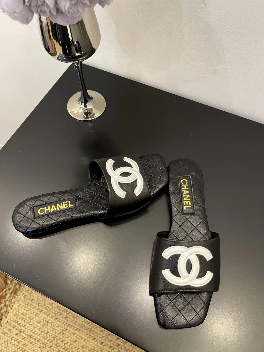 25 일자 플랫 슬리퍼(3color)