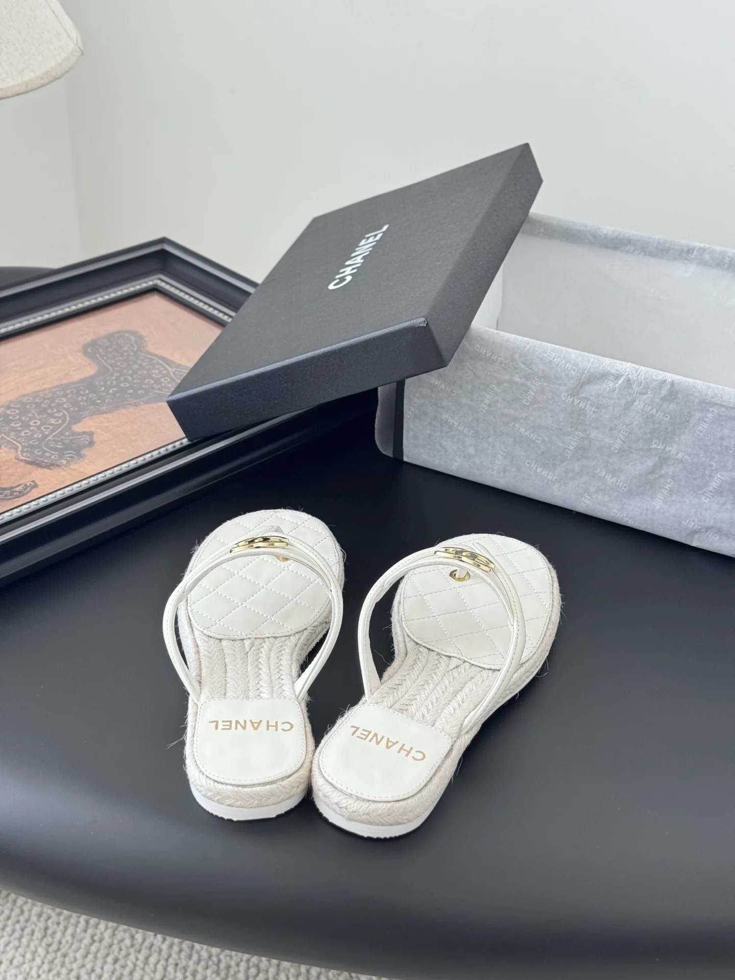 퀼팅 슬리퍼 (3color) 상세