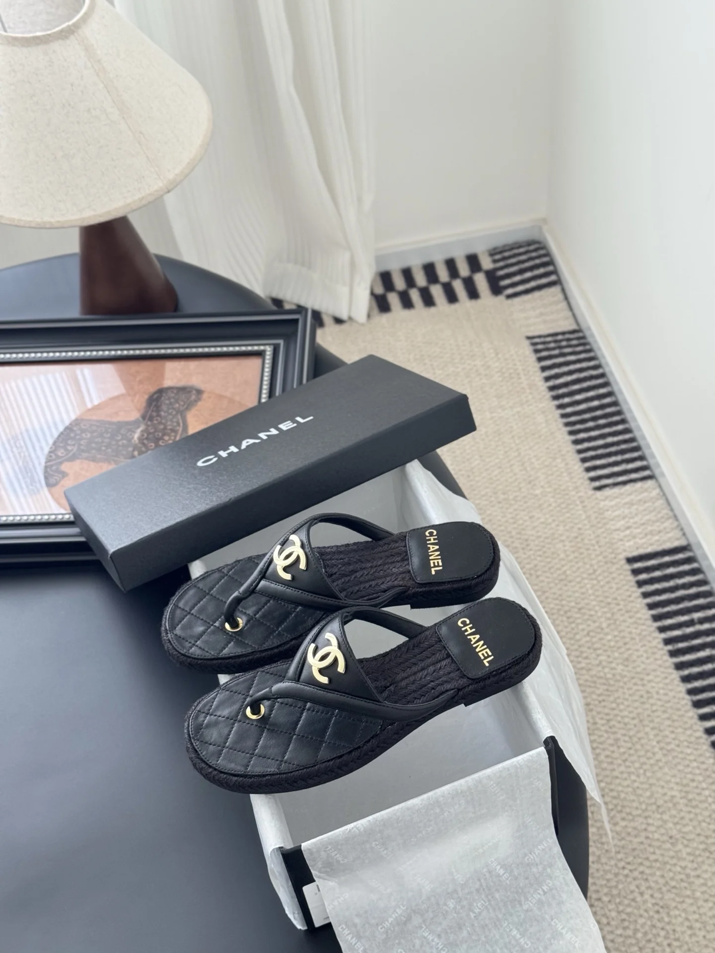 퀼팅 슬리퍼 (3color)