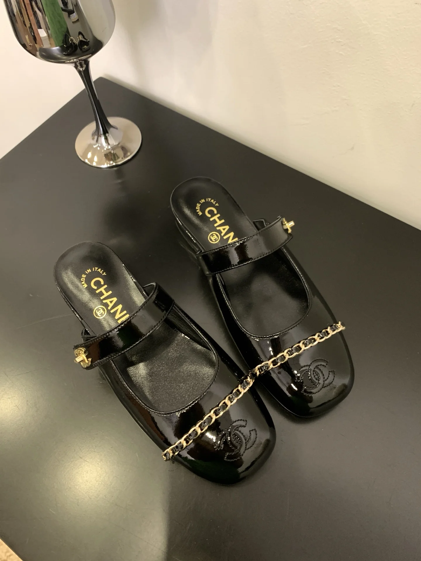 체인 슬리퍼(3color) 상세