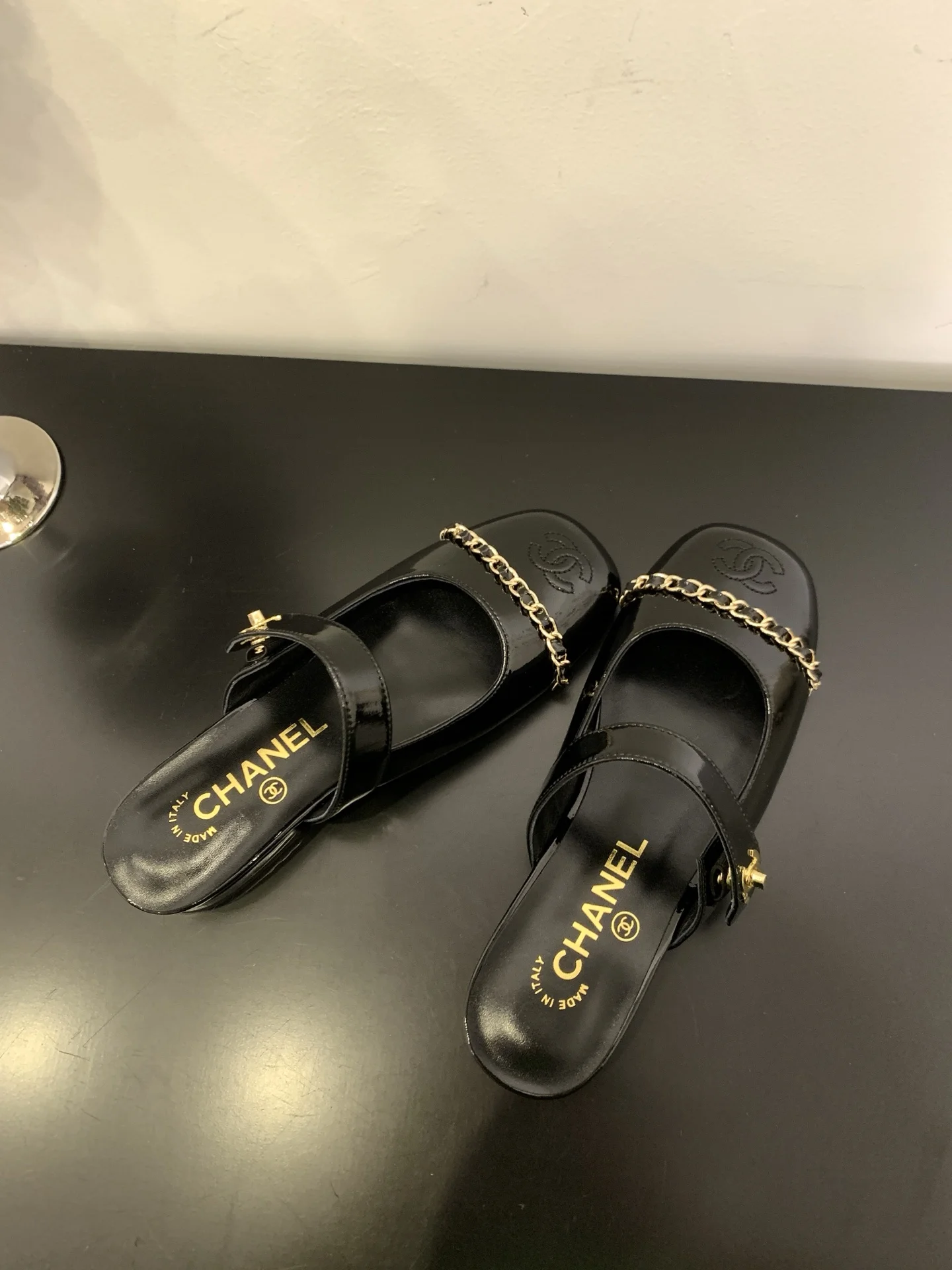 체인 슬리퍼(3color) 상세