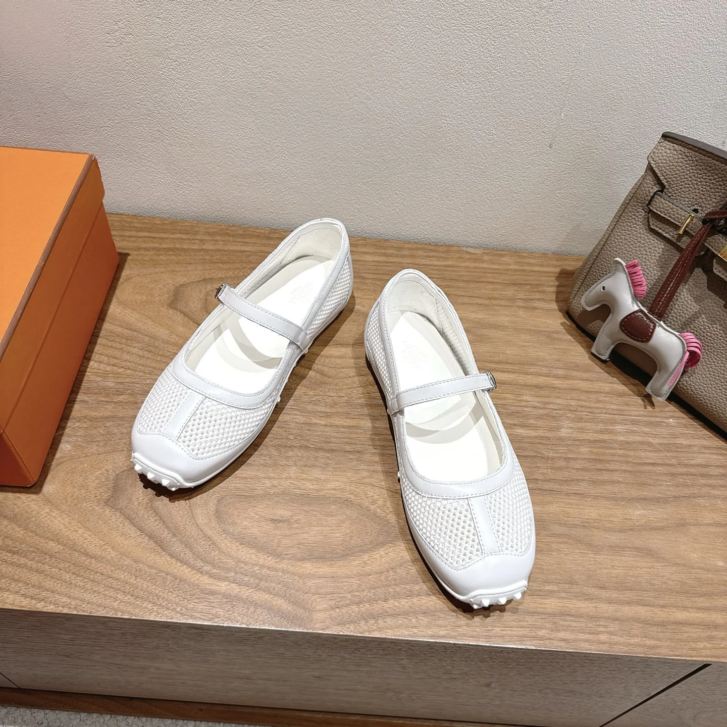 발레리나 매쉬 플랫(3color) 상세