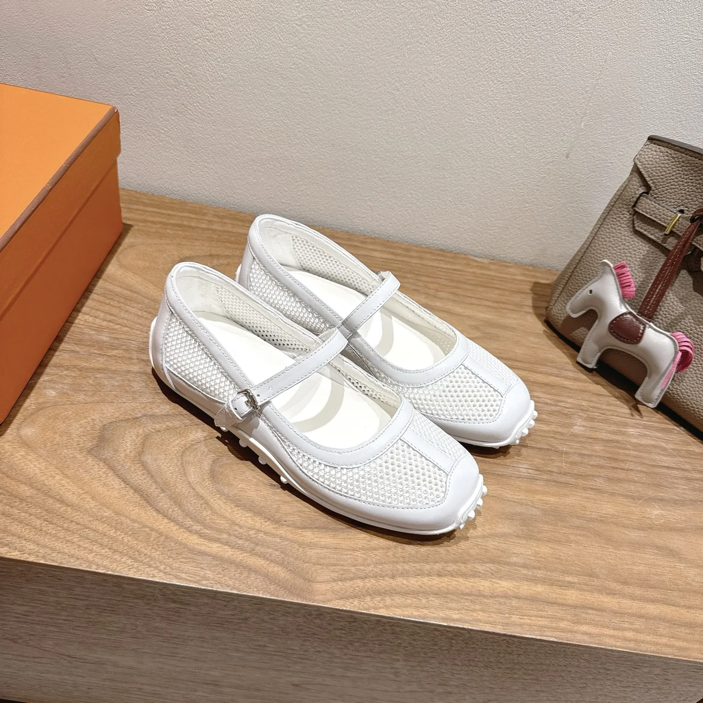 발레리나 매쉬 플랫(3color) 상세