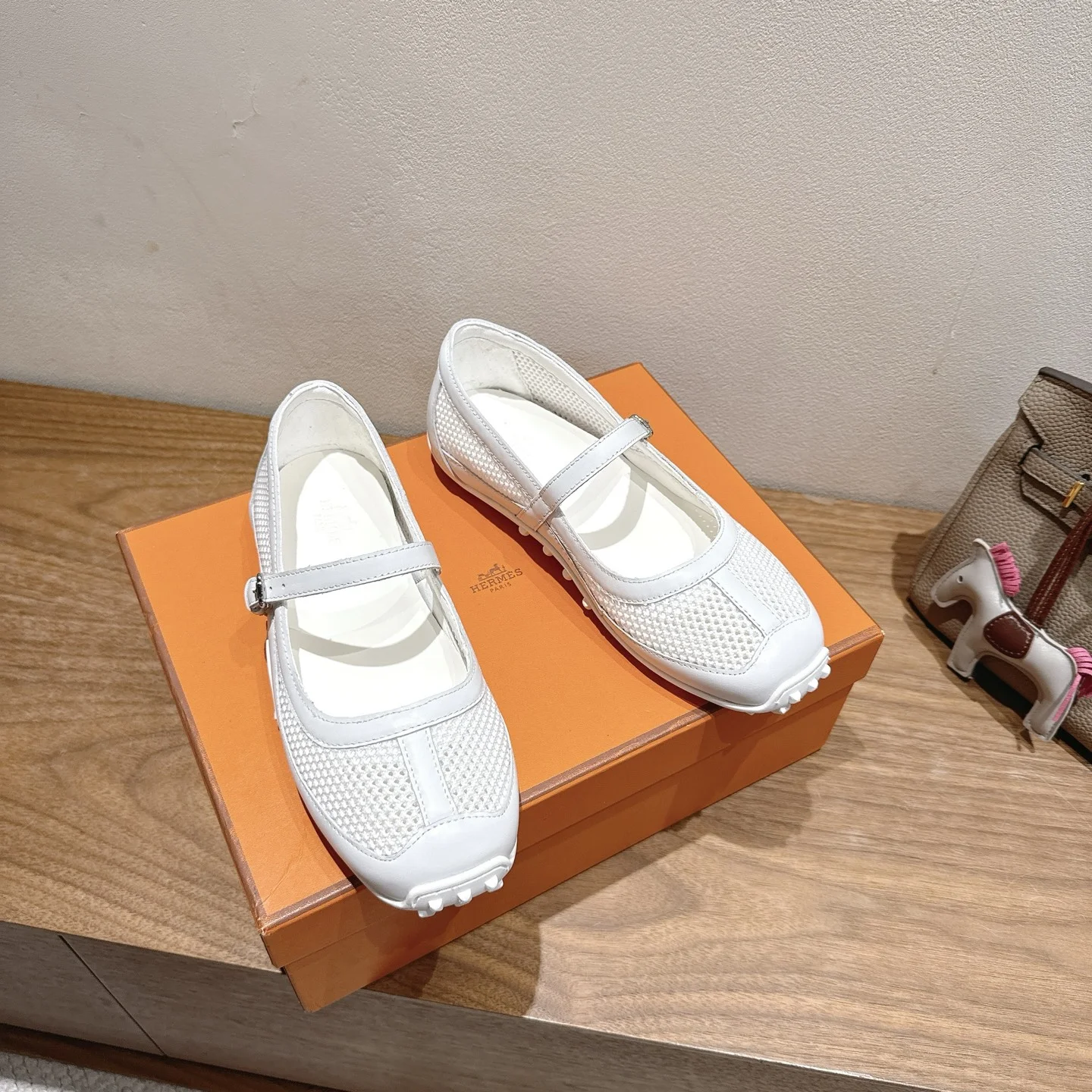 발레리나 매쉬 플랫(3color) 상세