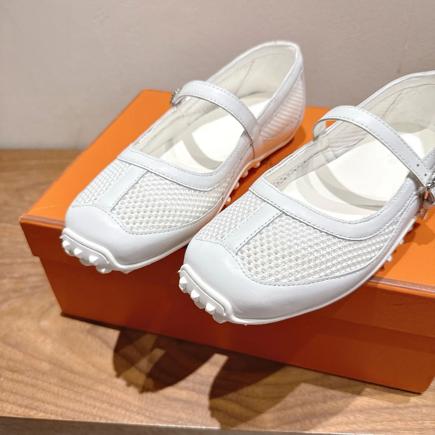 발레리나 매쉬 플랫(3color) 상세