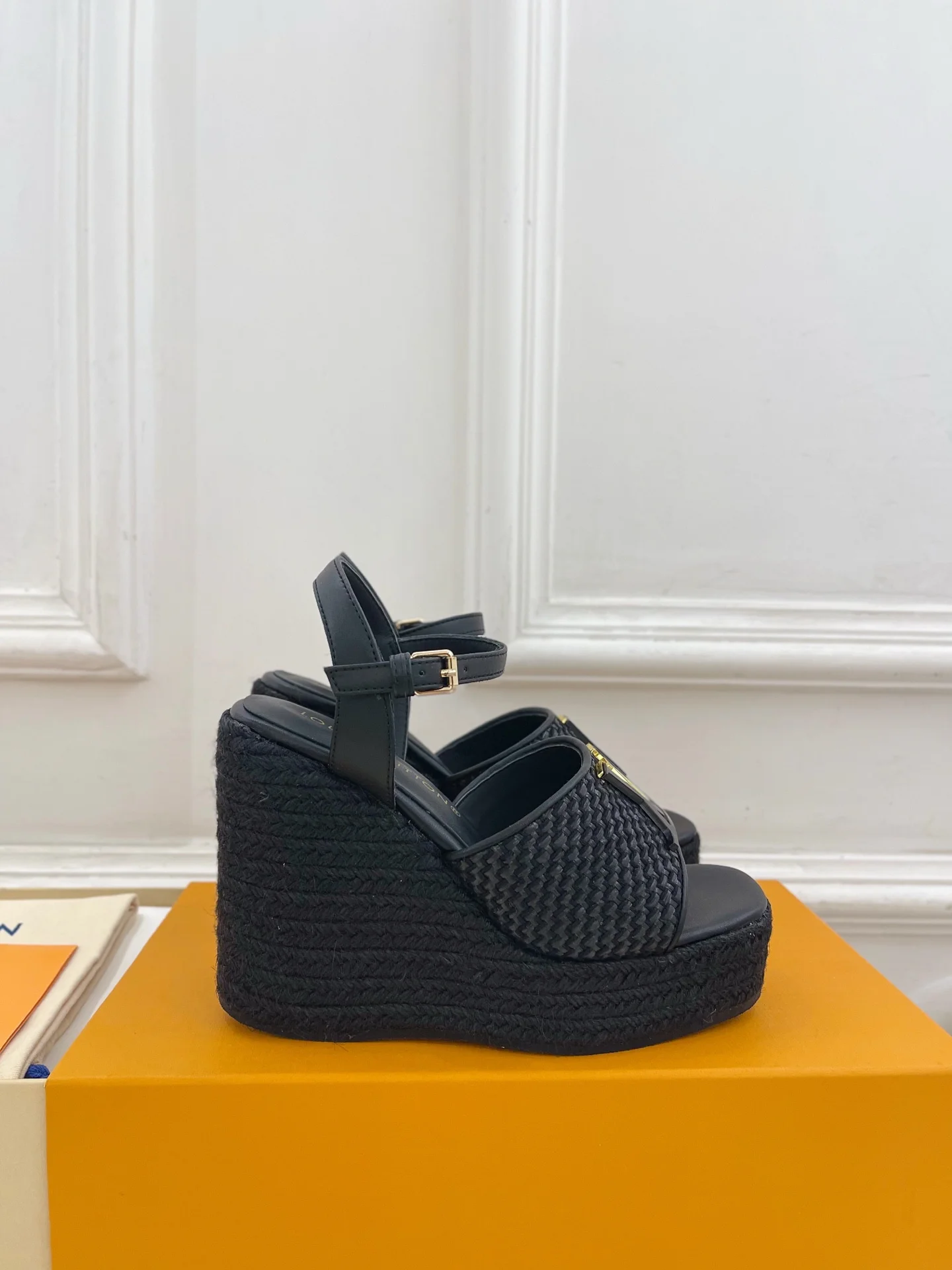 25신상 로프 웨지 샌들(2color) 상세