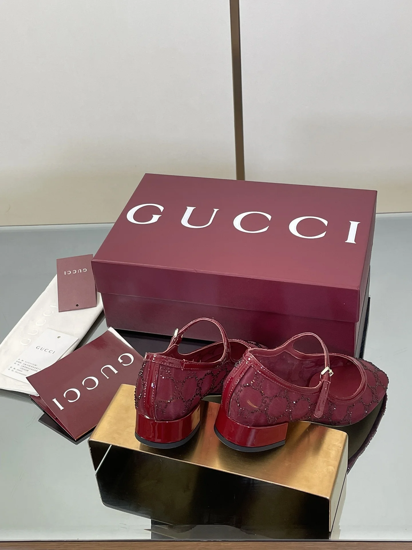 25 신상 메리제인 크리스탈 슈즈(3color) 상세