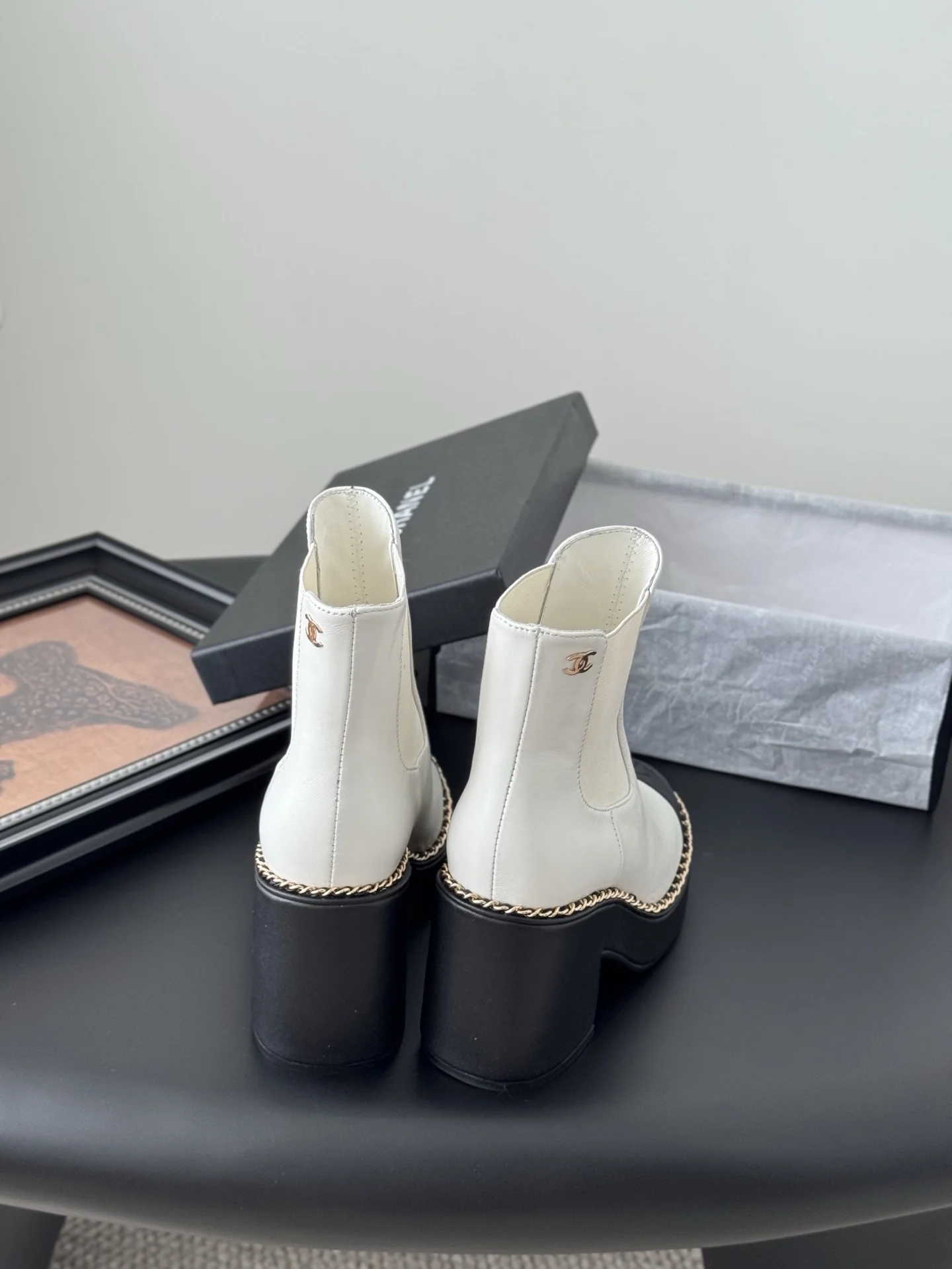 25k 신상 체인 워커 부츠 상세