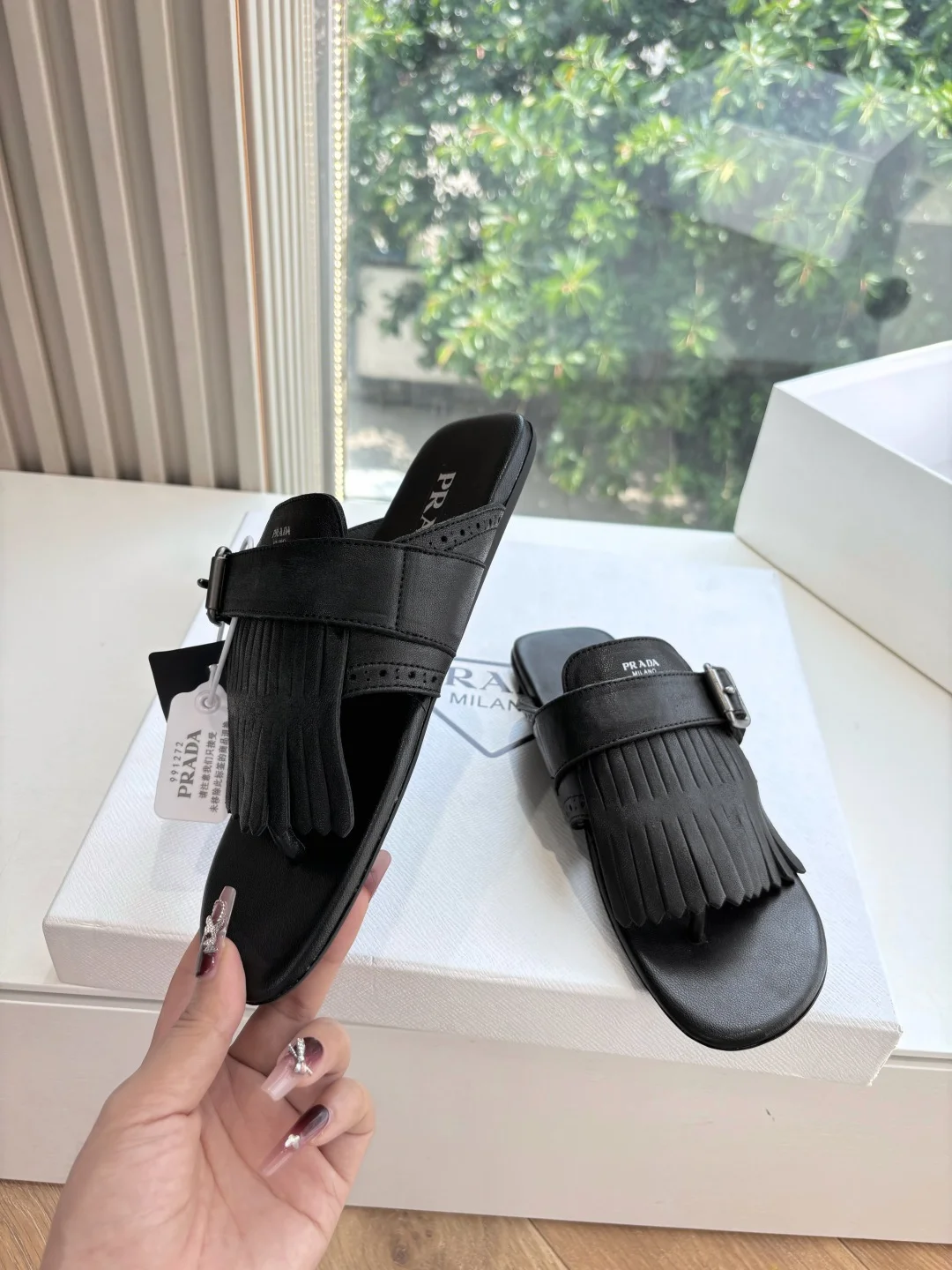 빈티지 태슬 세미슬리퍼(4color) 상세