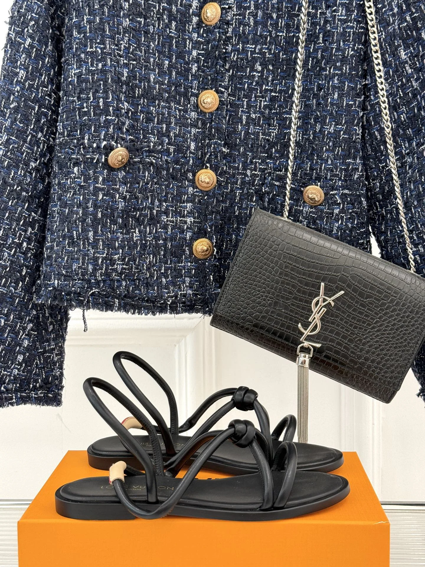 25ss 신상 스트랩 플랫 샌들(2color) 상세