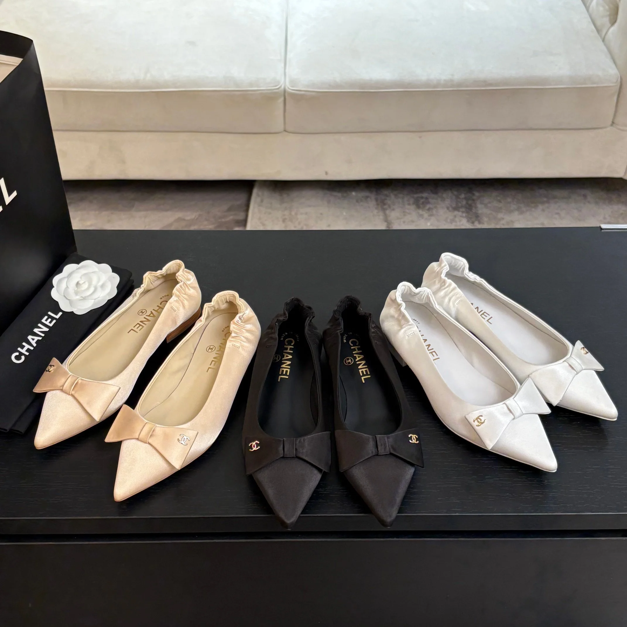 25 신상 스틸레토 플랫(3color)