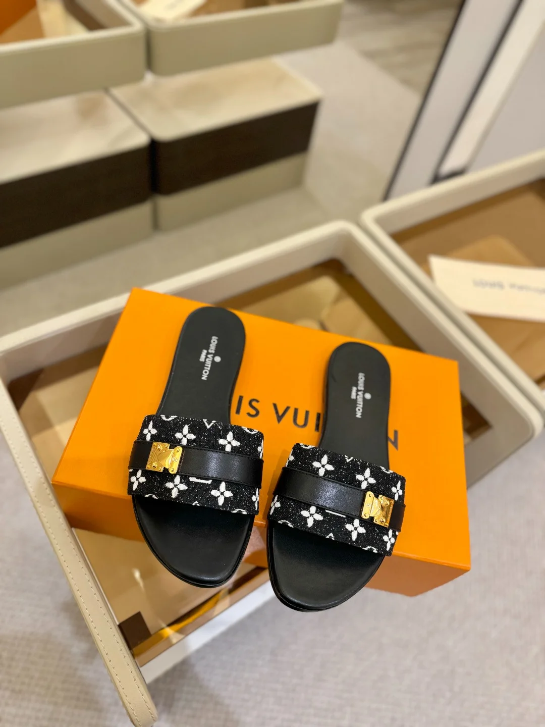 클래식 플랫 슬리퍼 (4color) 상세